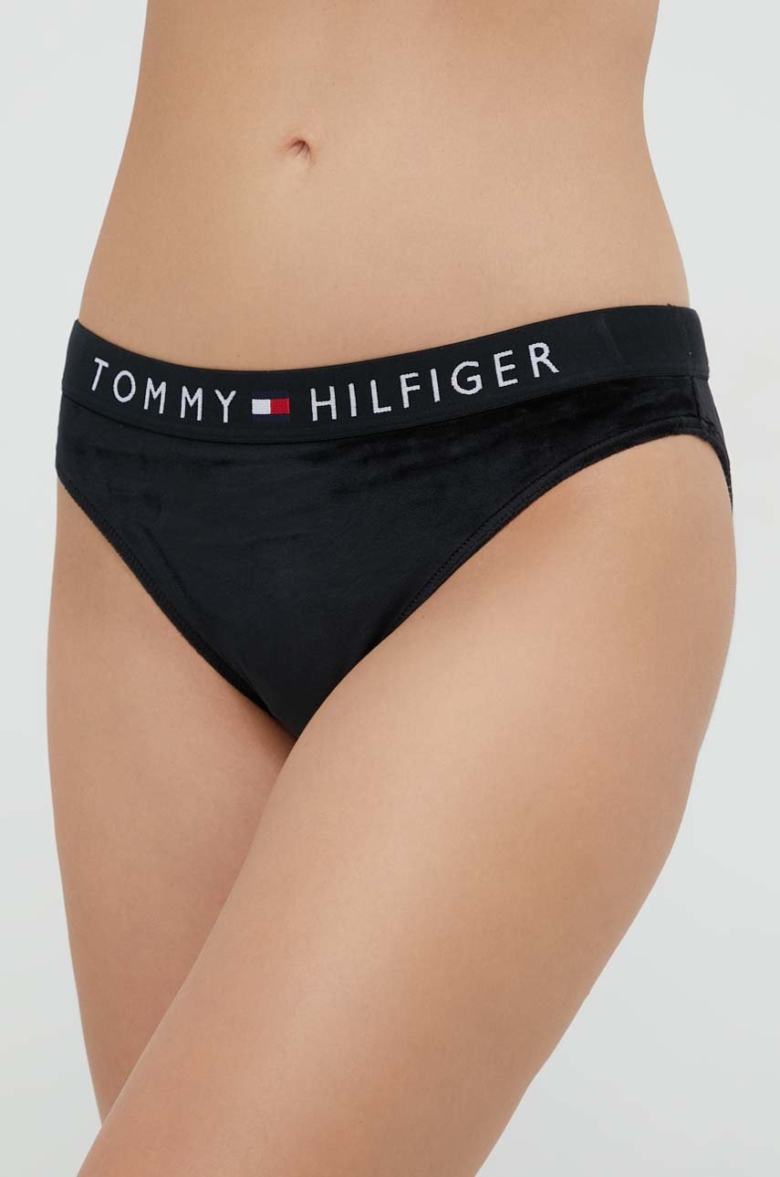

Бикини Tommy Hilfiger в черно, Черен