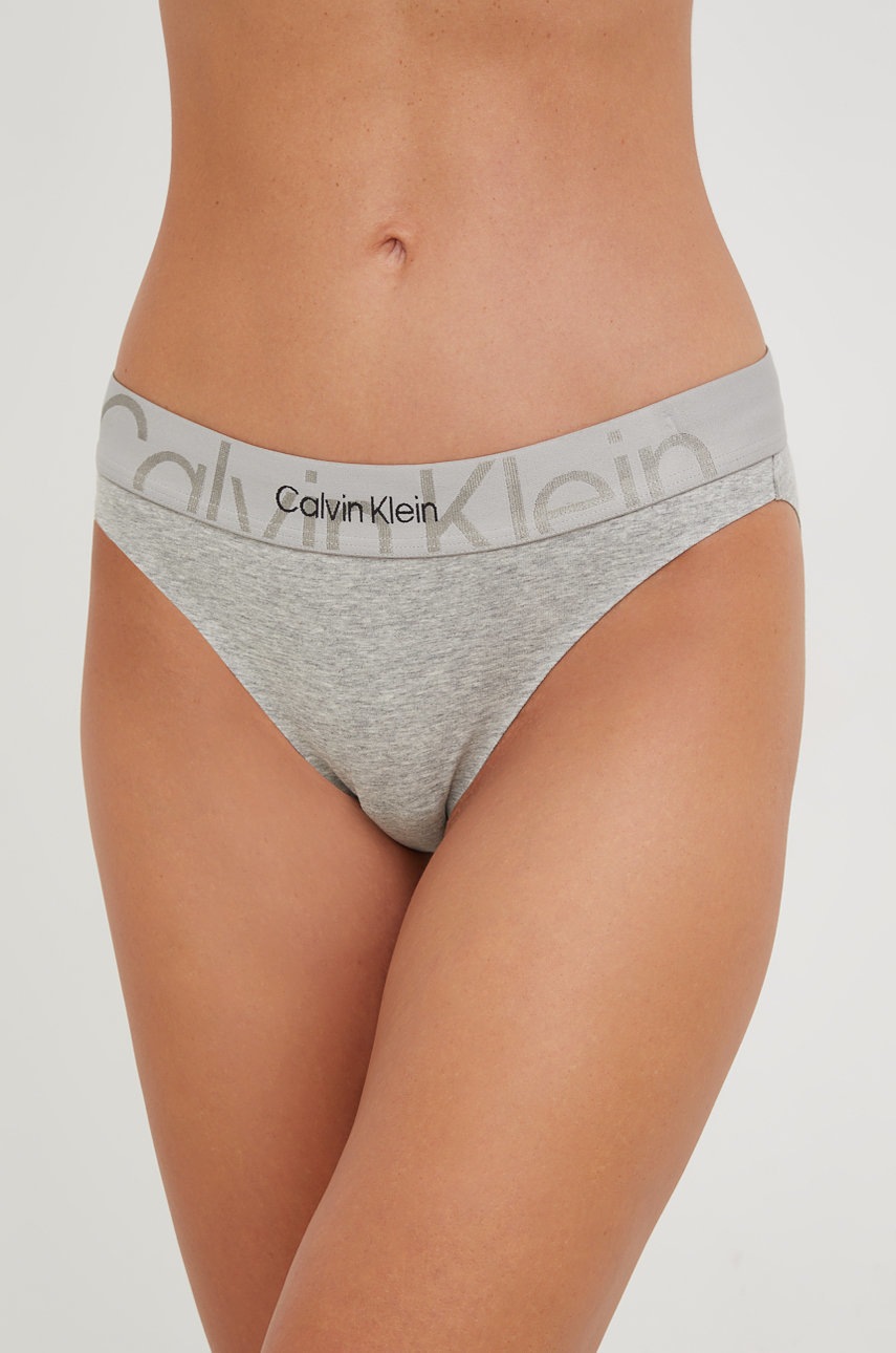 

Бикини Calvin Klein Underwear в сиво, Сив