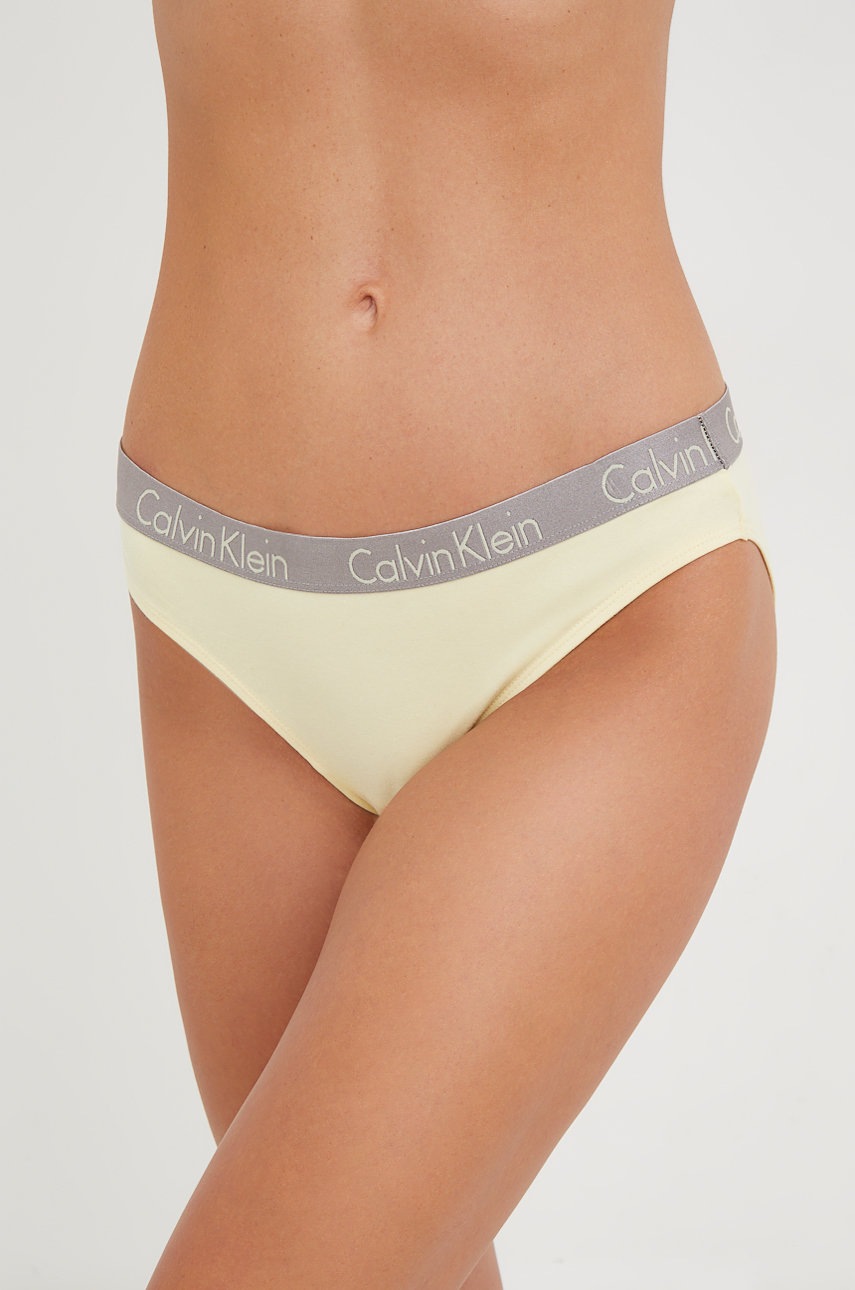 

Бикини Calvin Klein Underwear в жълто, Жълт