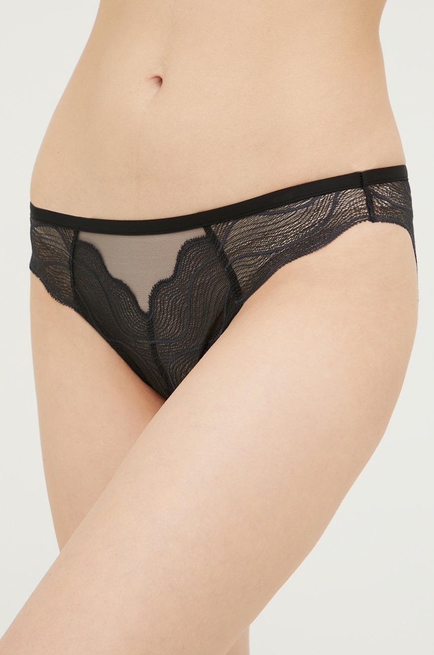 

Бикини Calvin Klein Underwear в черно, Черен