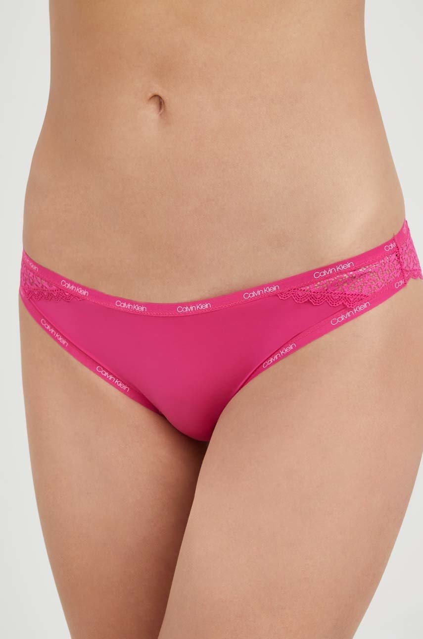 

Бикини Calvin Klein Underwear в розово, Розов