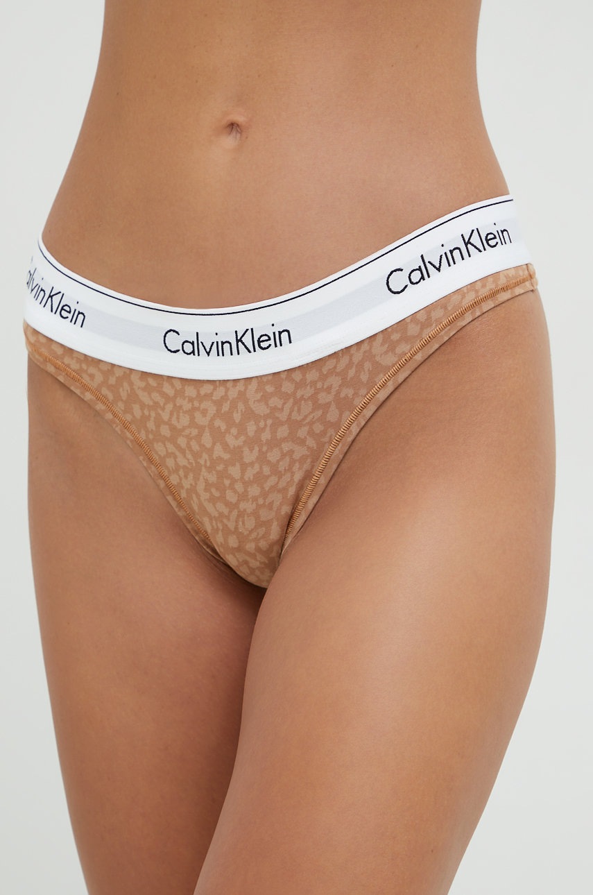 

Прашки Calvin Klein Underwear в кафяво, Кафяв