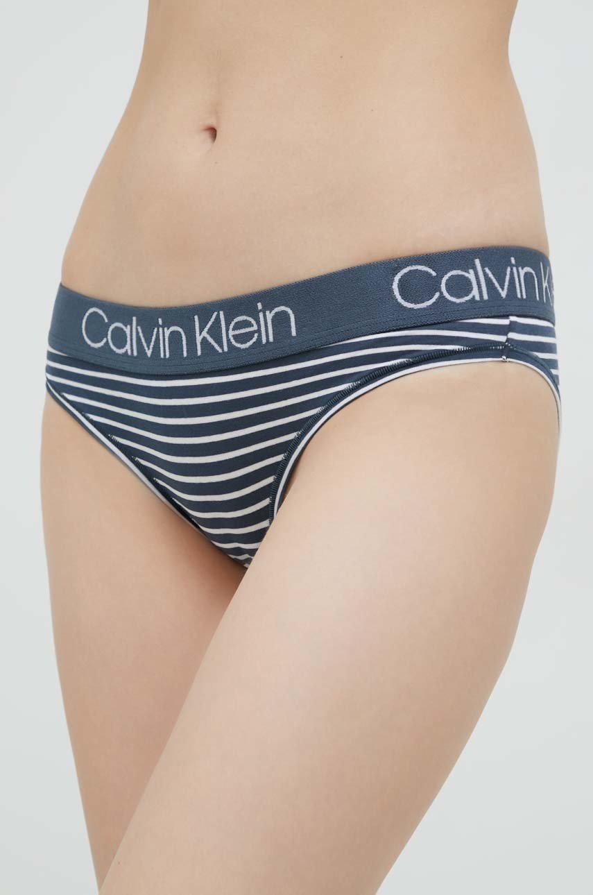 

Бикини Calvin Klein Underwear в зелено, Син