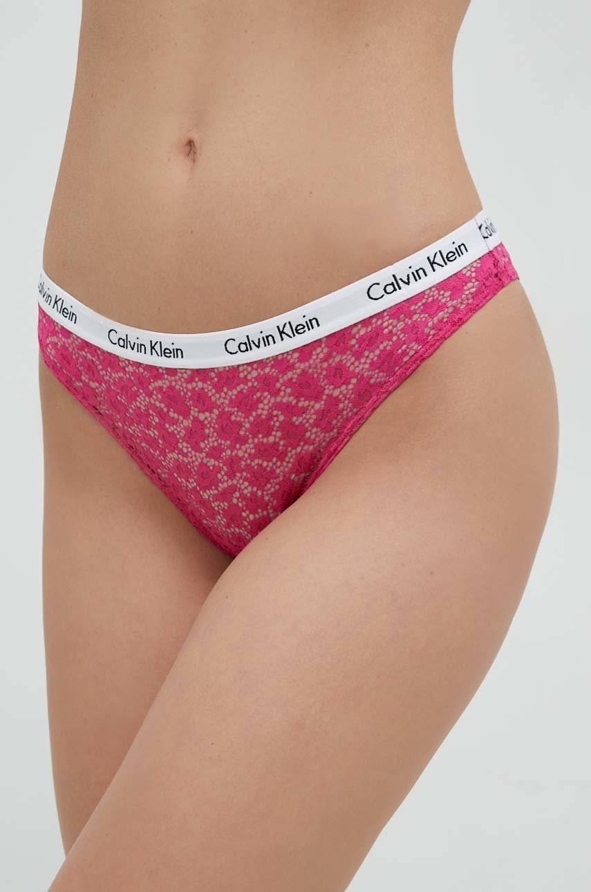

Бикини Calvin Klein Underwear в лилаво, Розов