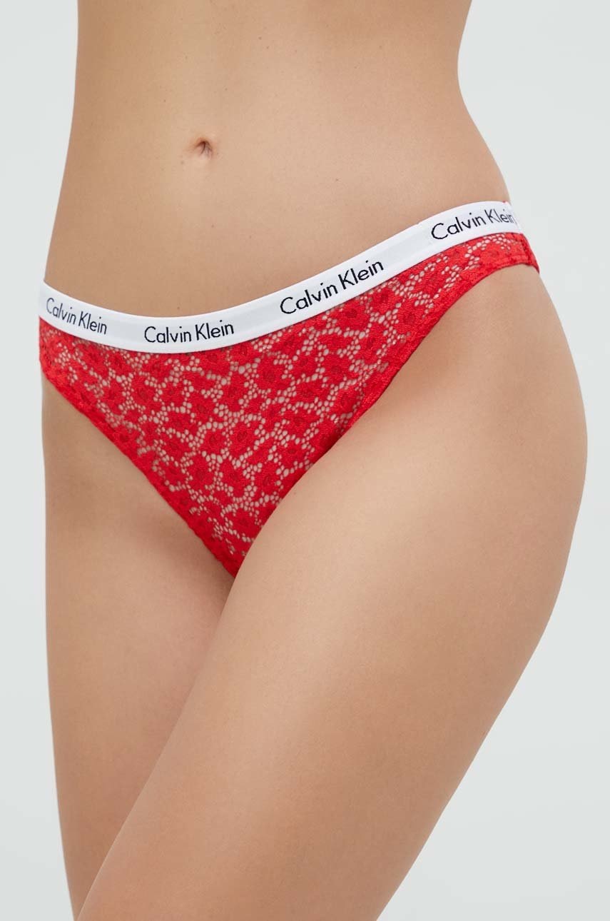 

Бикини Calvin Klein Underwear в червено, Червен