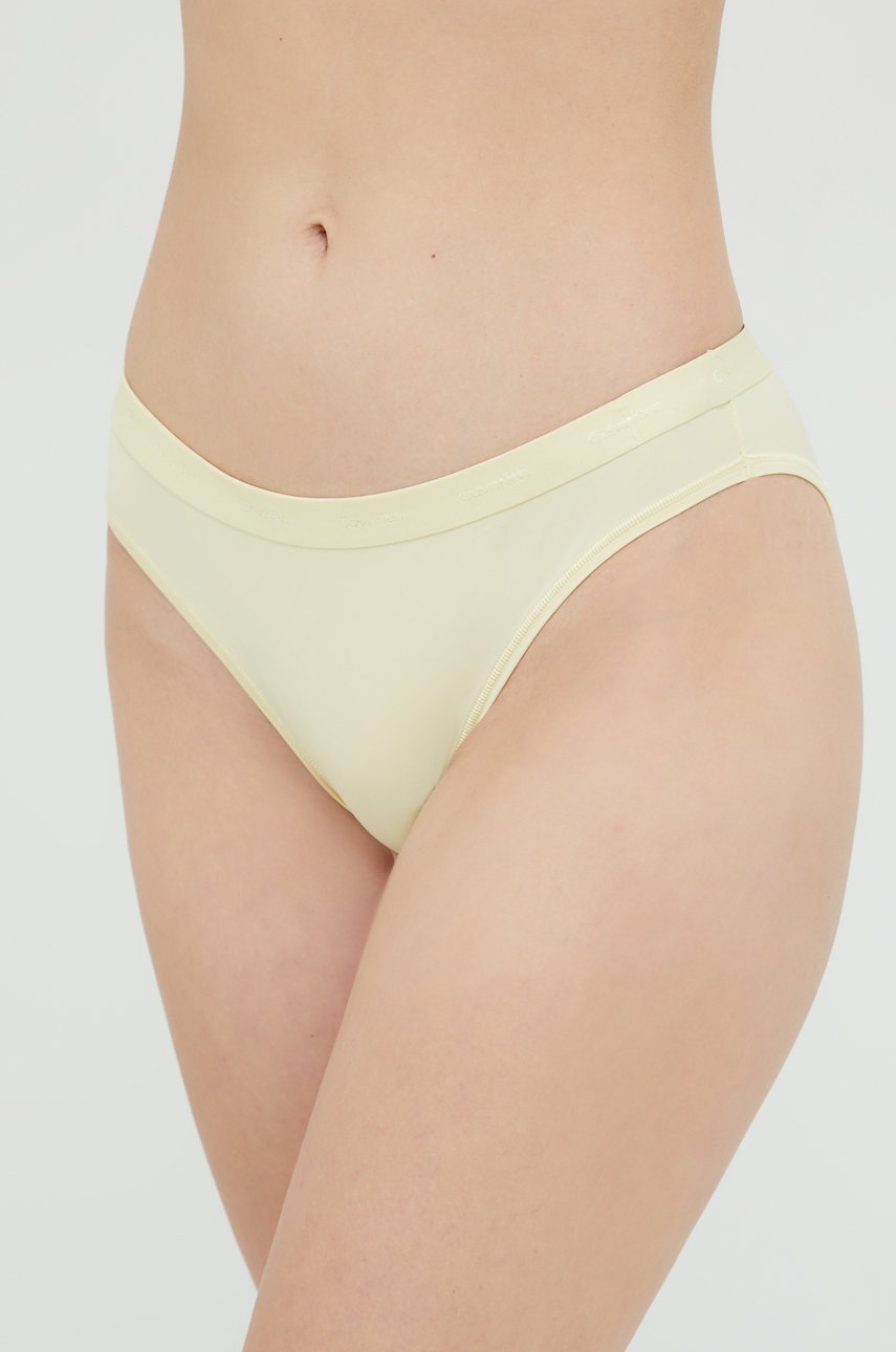 

Бикини Calvin Klein Underwear в жълто, Жълт