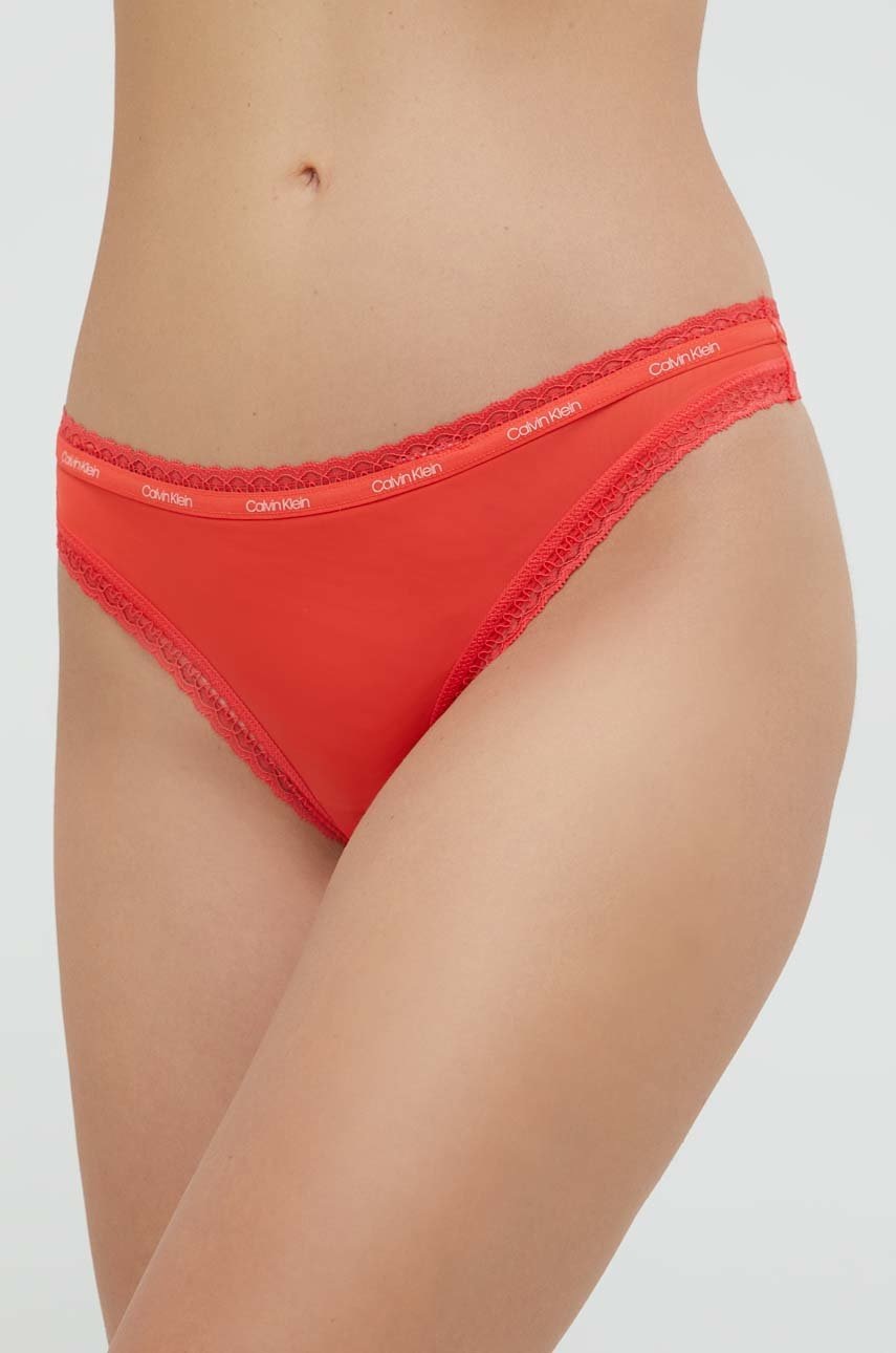 

Прашки Calvin Klein Underwear в оранжево, Червен