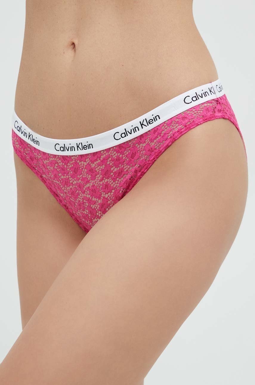 

Бикини Calvin Klein Underwear в лилаво, Розов