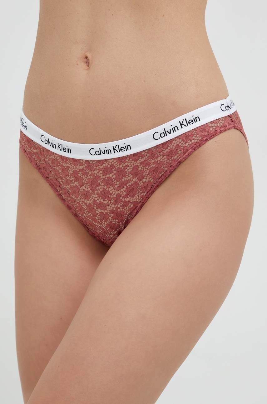 

Бикини Calvin Klein Underwear в кафяво, Розов
