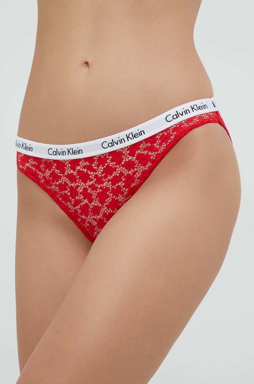 

Бикини Calvin Klein Underwear в червено, Червен