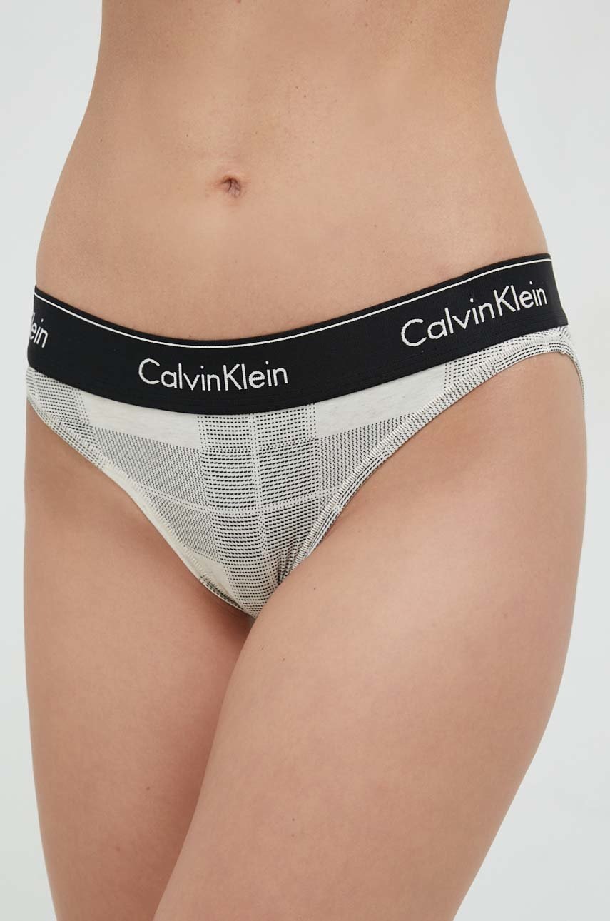 

Бикини Calvin Klein Underwear в бежово, Бежов