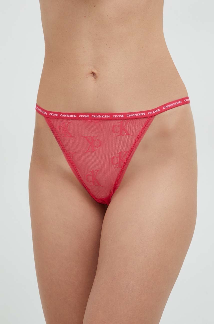 

Бикини Calvin Klein Underwear в червено, Розов