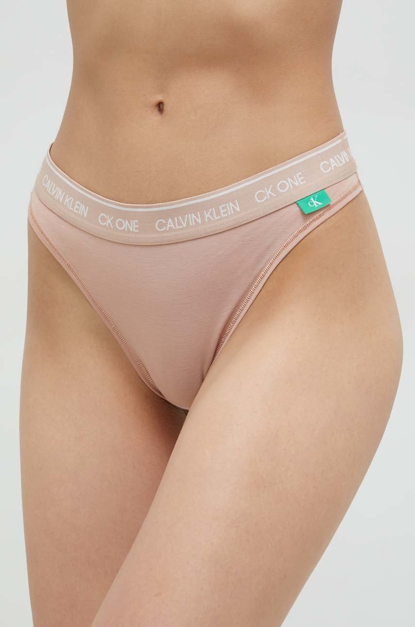

Бикини Calvin Klein Underwear в бежово, Бежов