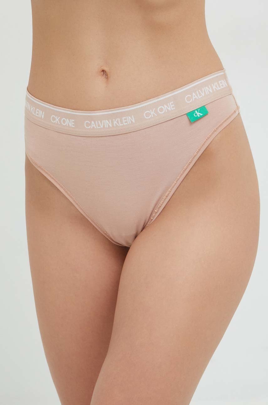 

Бикини Calvin Klein Underwear в бежово, Бежов