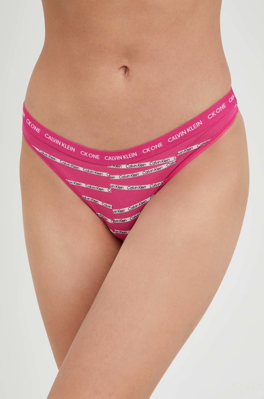 

Прашки Calvin Klein Underwear (2 броя) в розово, Розов