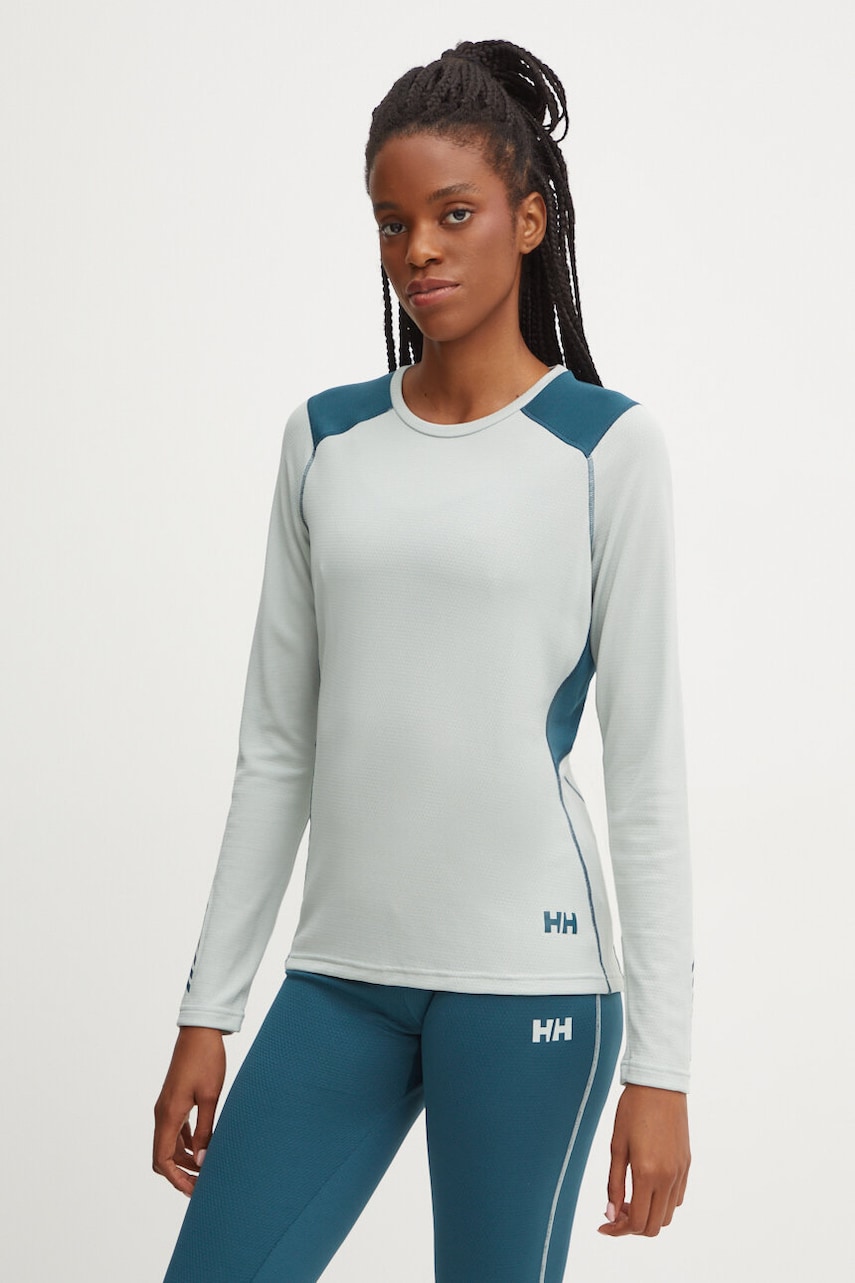 Helly Hansen longsleeve funcțional LIFA ACTIVE culoarea turcoaz, 49393