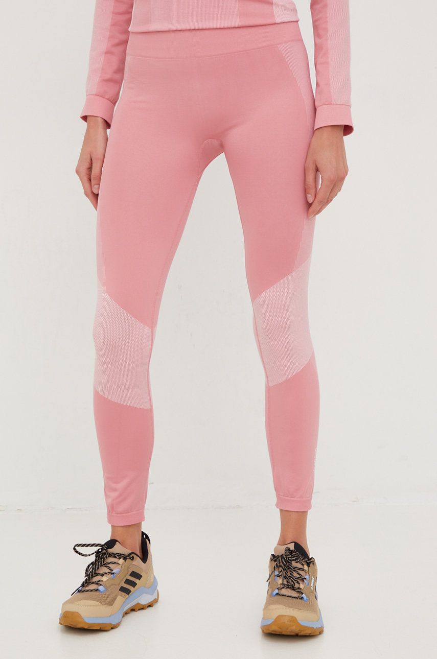 Outhorn legginsy funkcyjne kolor różowy