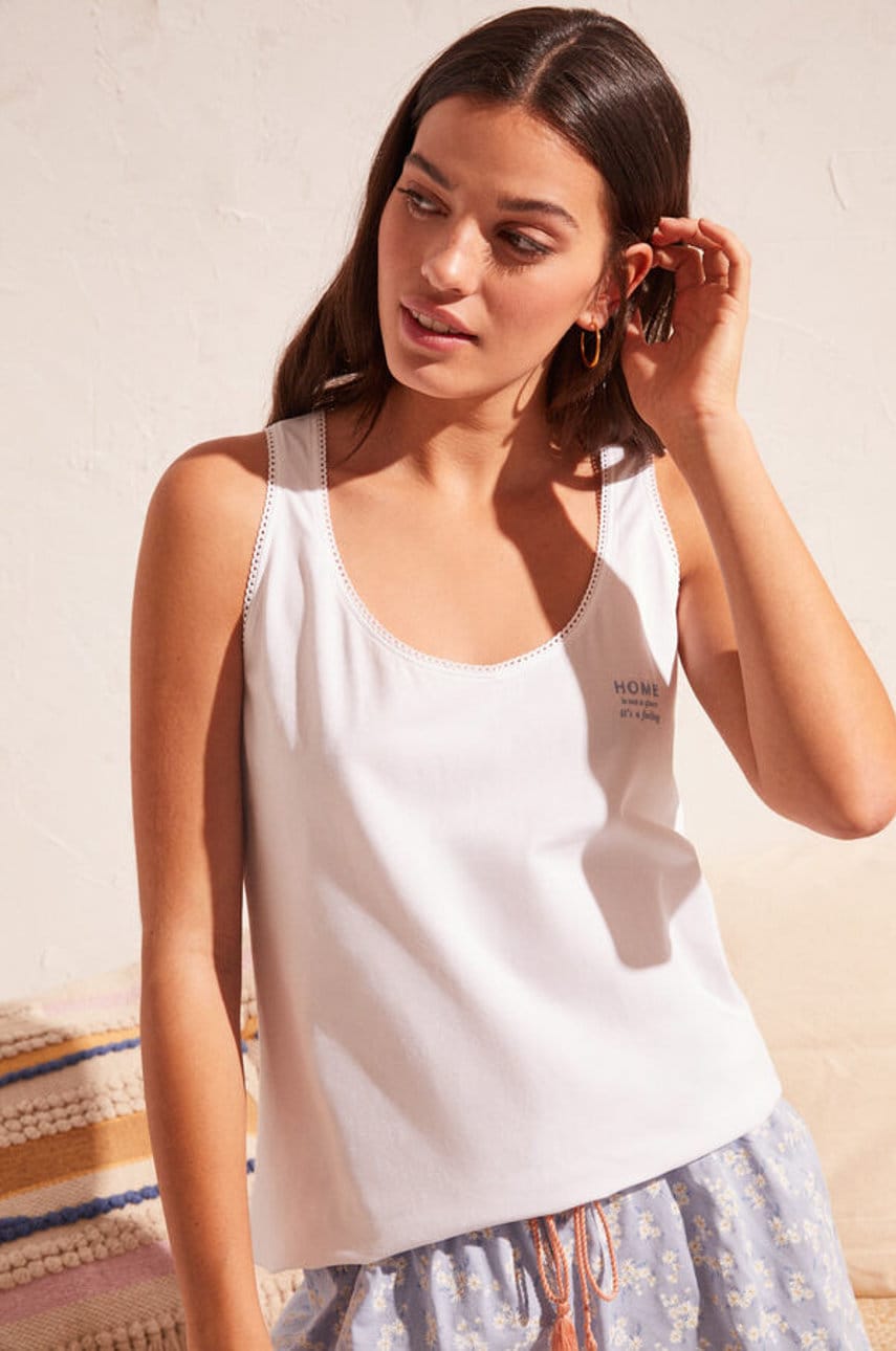 Women'secret pijama dc femei, culoarea gri