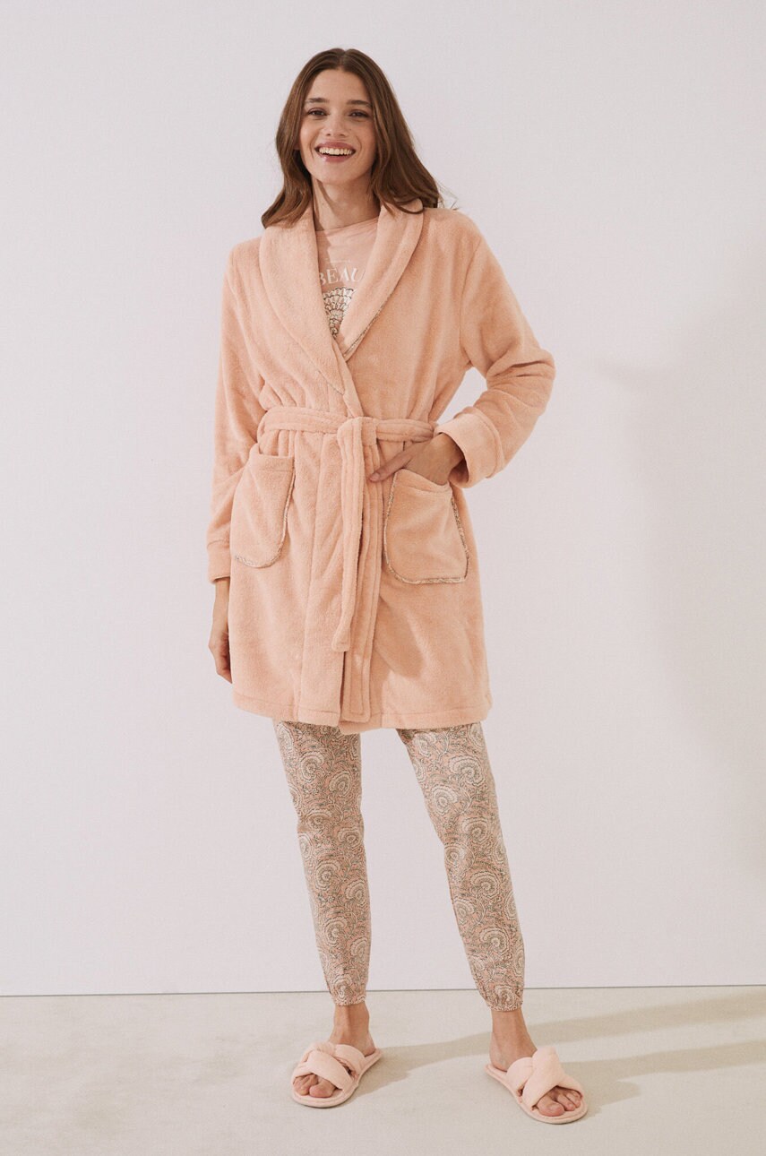 Women'secret halat daily slow culoarea verde