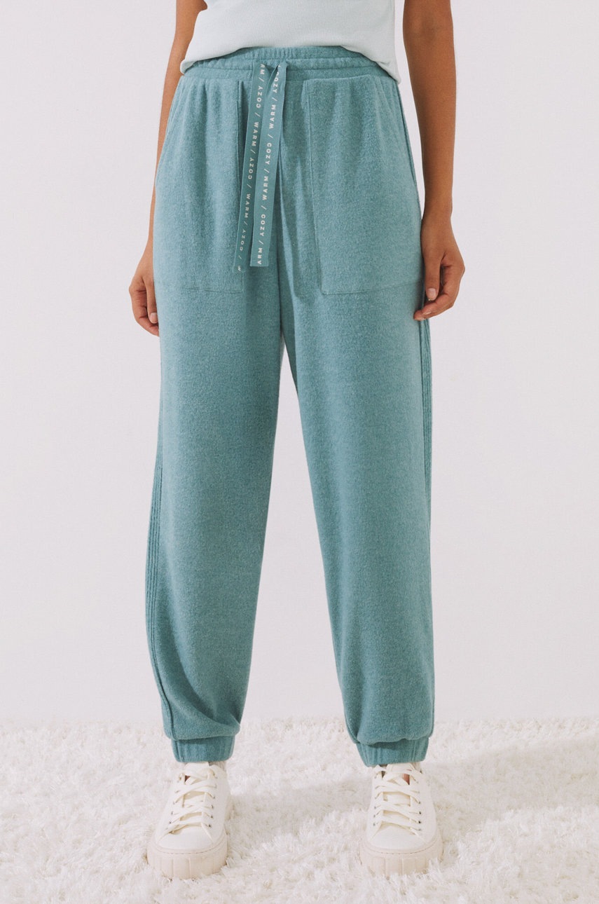 

Піжамні штани women'secret Homewear жіночі колір зелений