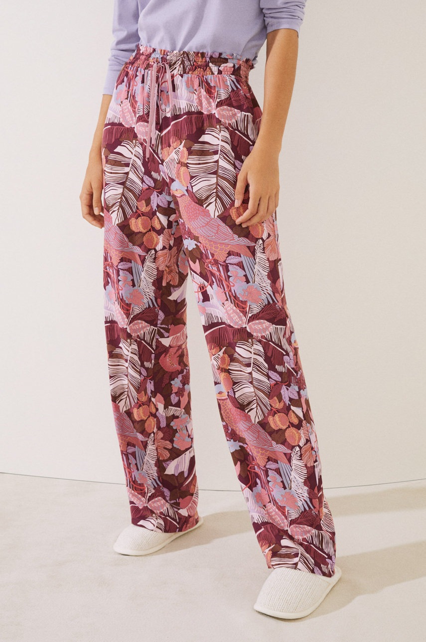 

Пижамные брюки women'secret Mix & Match женские цвет розовый