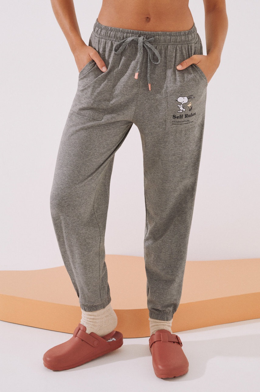 

Пижамные брюки women'secret Snoopy женские цвет серый