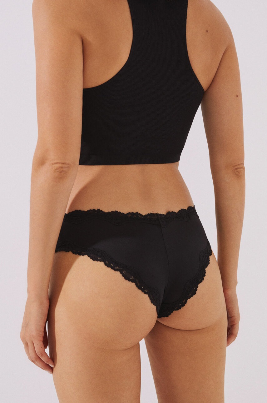 

Труси women'secret Micro колір чорний