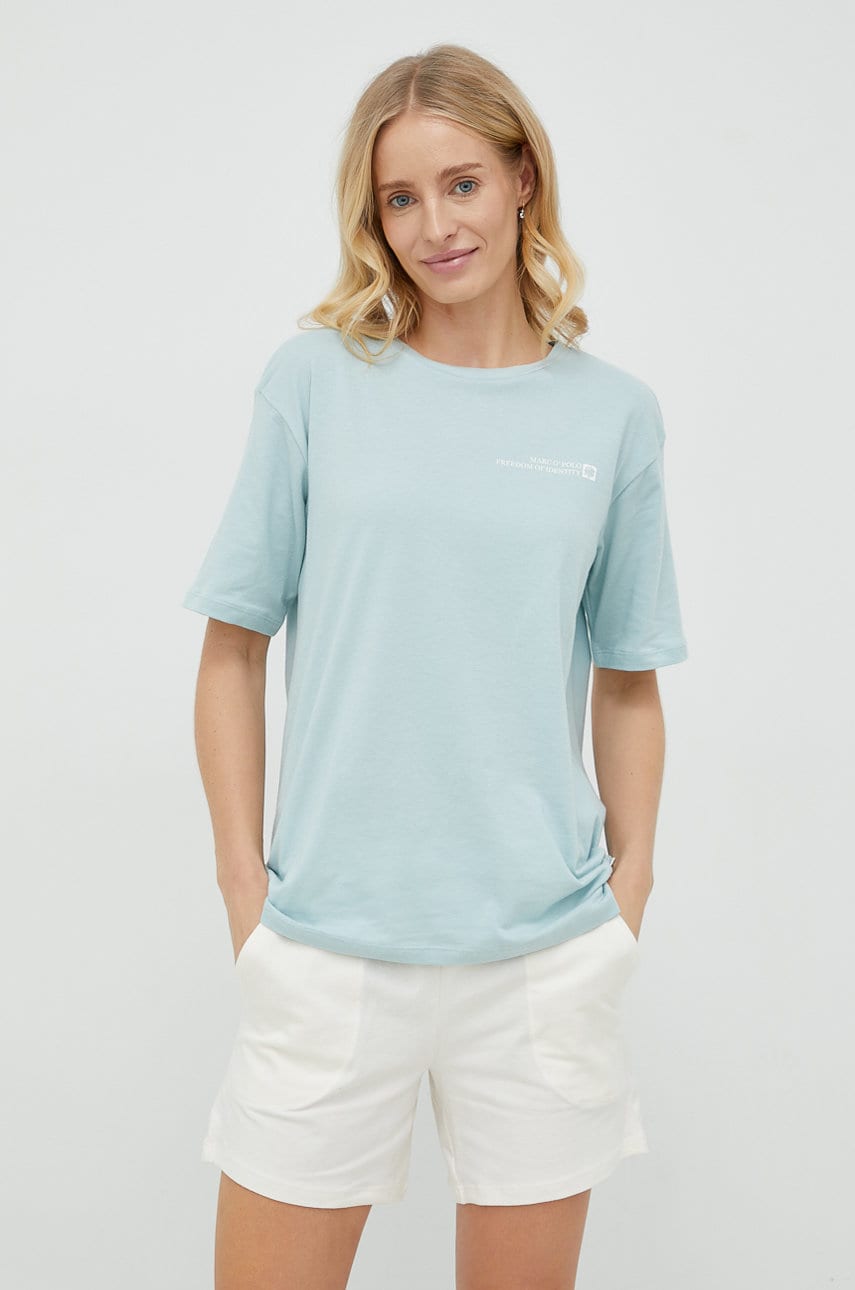 Marc o'polo pijama femei, culoarea turcoaz