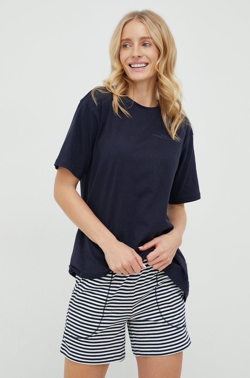 Marc o'polo pijama femei, culoarea albastru marin