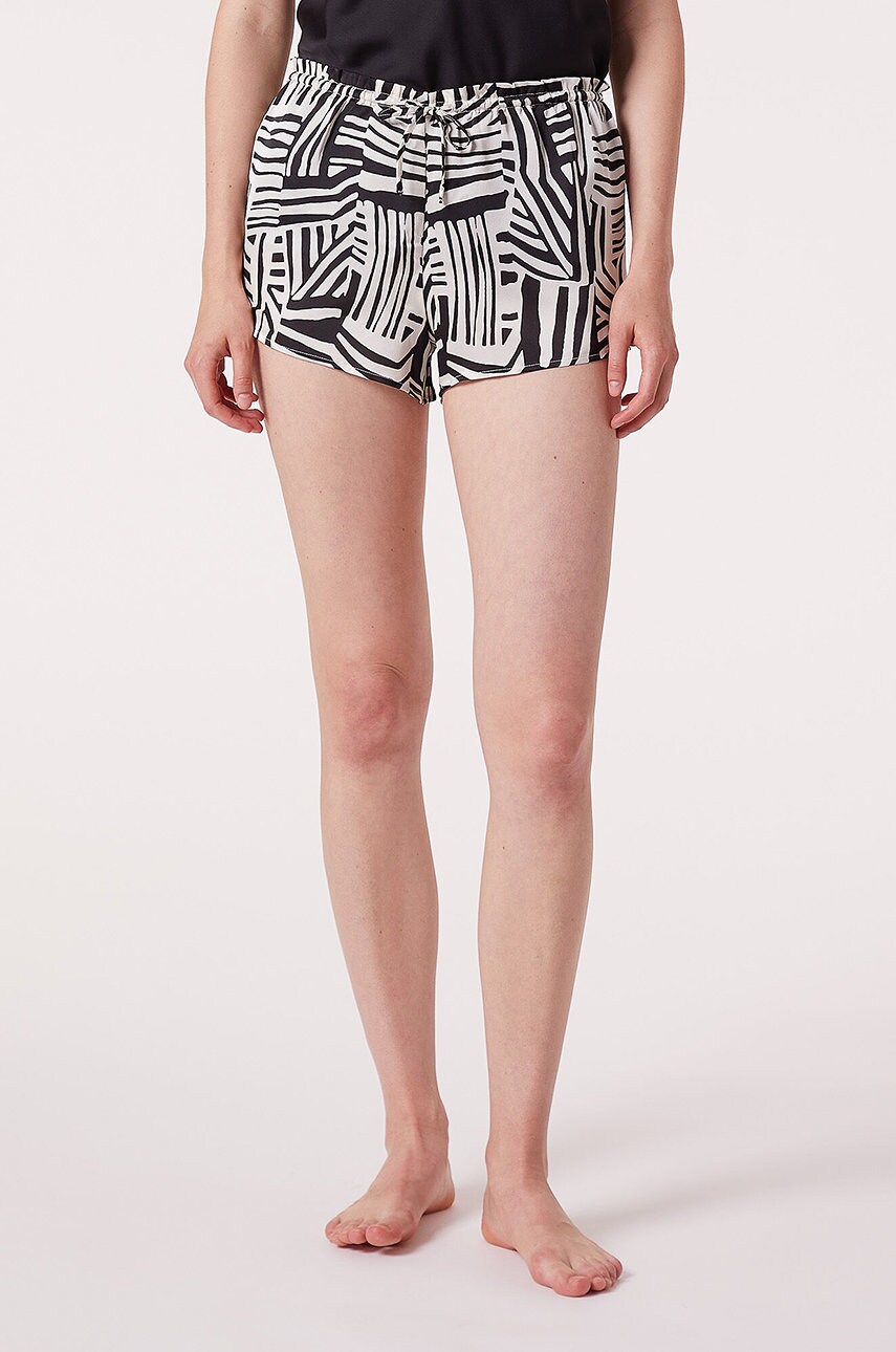 Etam pantaloni scurti de pijama Jeezy - Short femei, culoarea bej