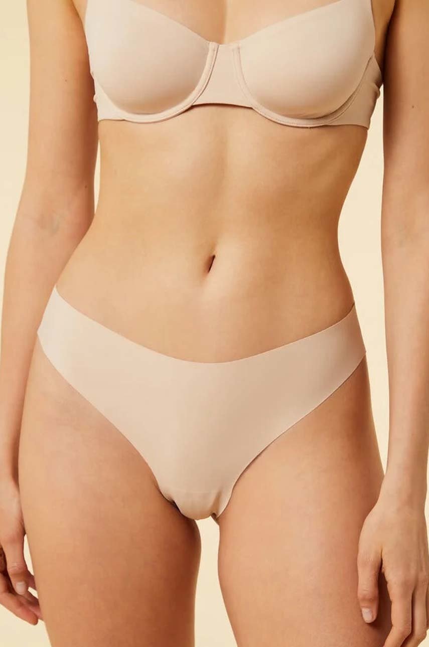 

Стринги Etam Pure Fit We Care - String цвет бежевый