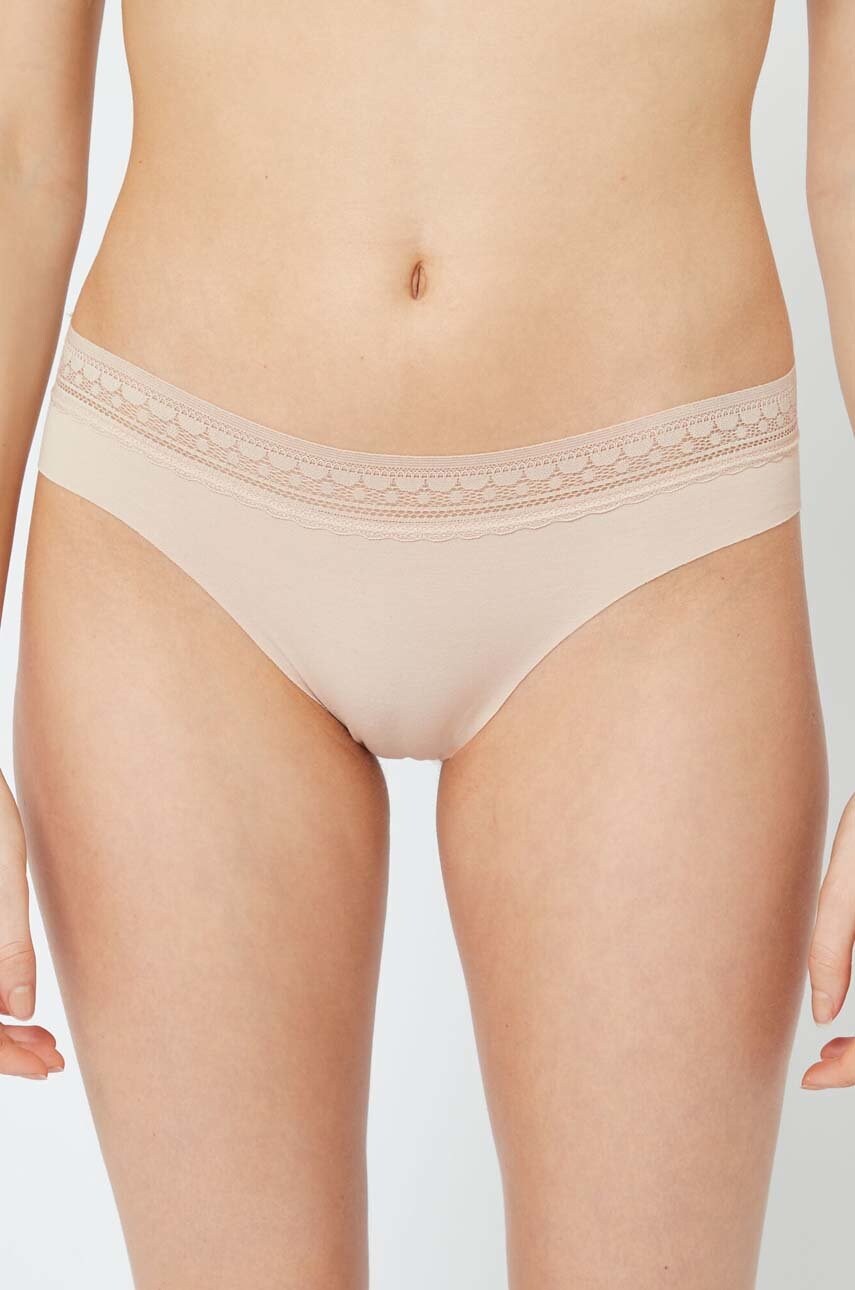 Etam chiloti INVISIBLE - SHORTY - SABLE culoarea bej