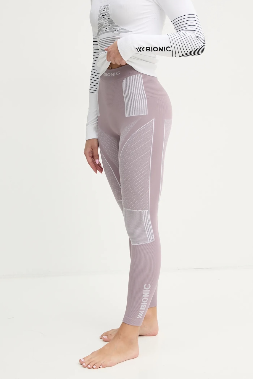X-Bionic jambiere funcționale Energy Accumulator 4.0 culoarea roz