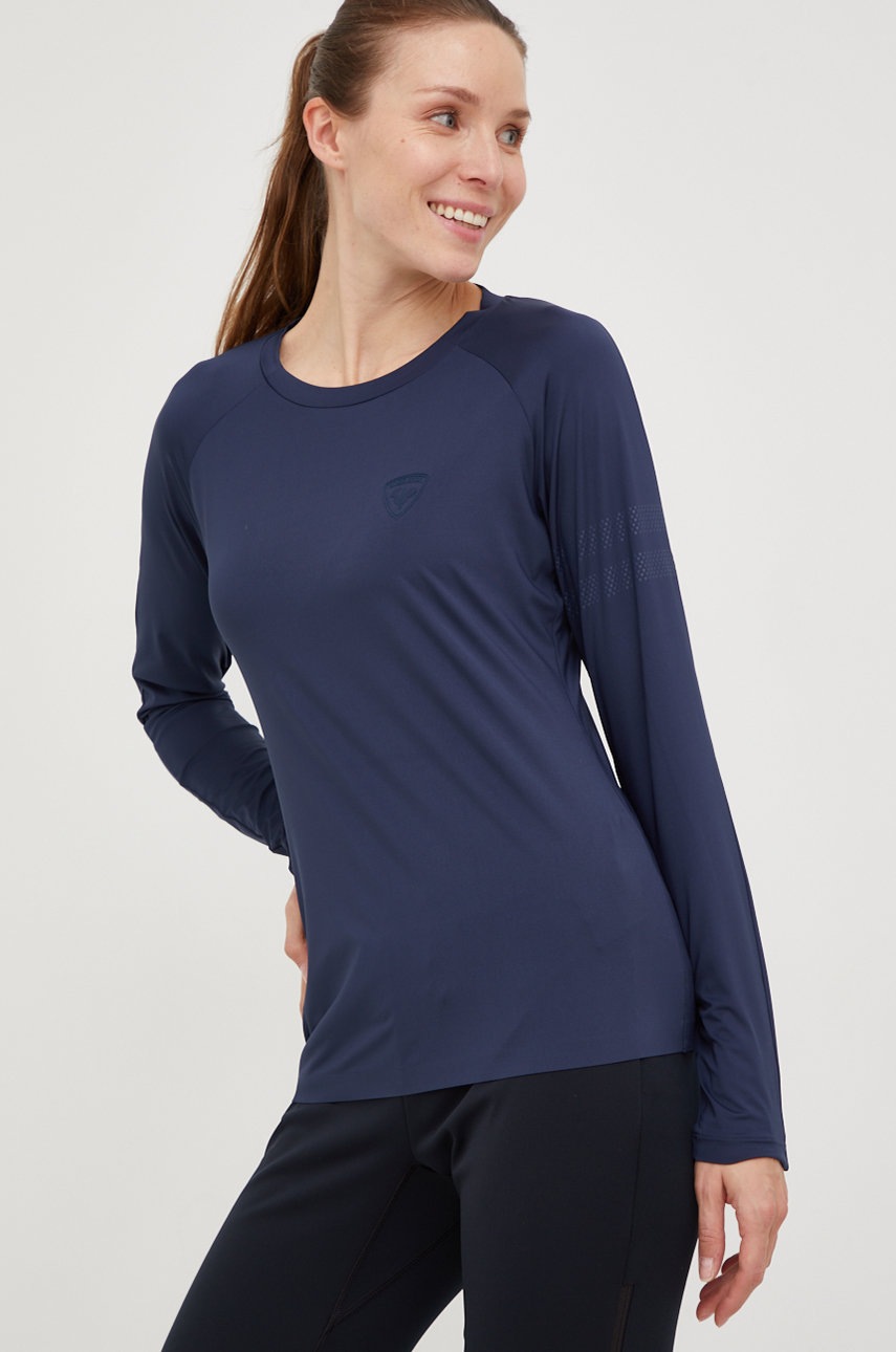 Rossignol longsleeve funcțional culoarea albastru marin