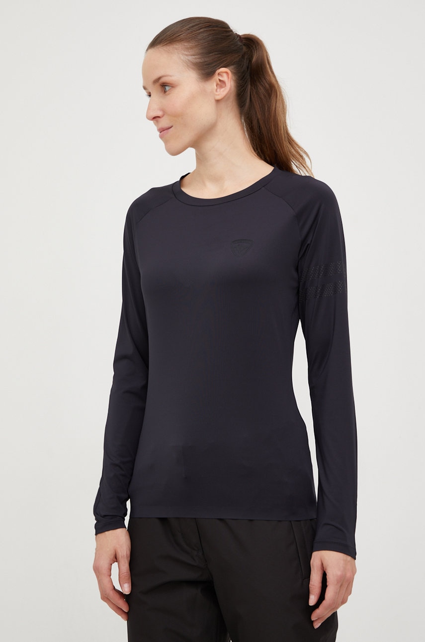 Rossignol longsleeve funcțional culoarea negru