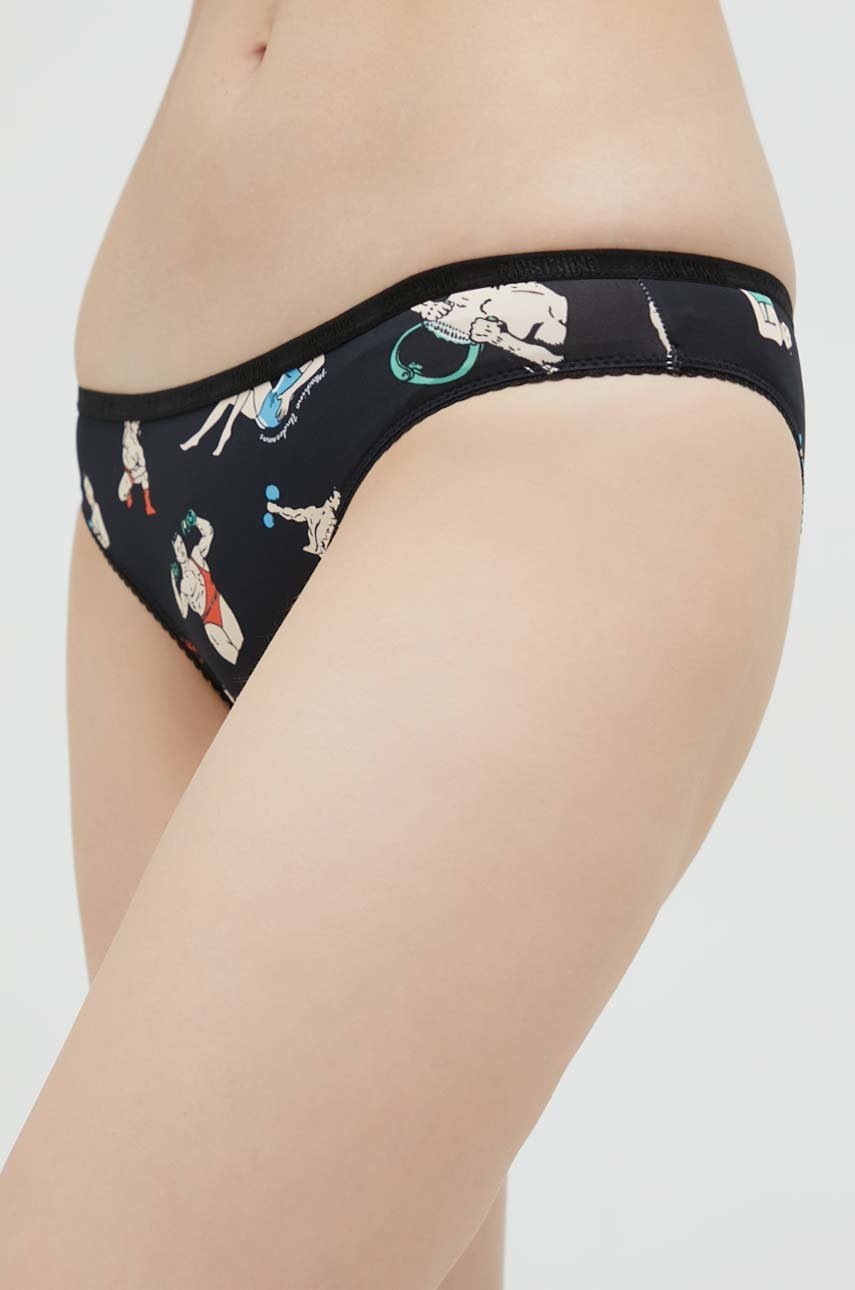 

Бразилианы Moschino Underwear 3 шт цвет чёрный
