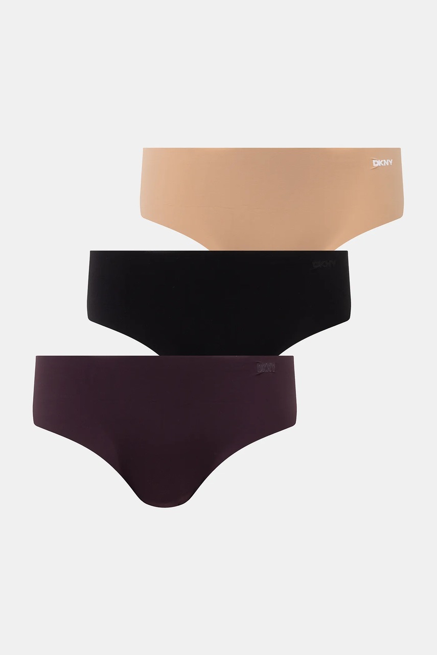 Dkny chiloti 3-pack culoarea negru