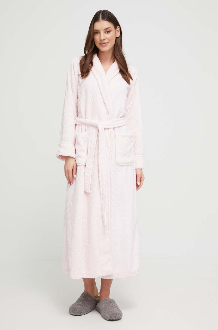 

Халат Lauren Ralph Lauren колір рожевий