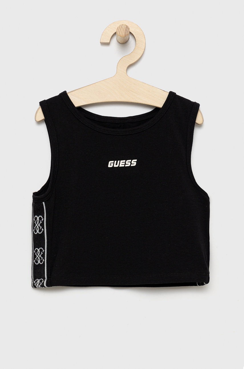 

Дитячий топ Guess колір чорний