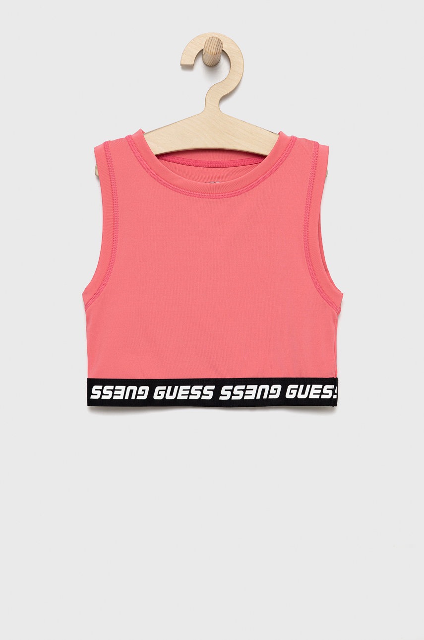 Детский топ Guess цвет розовый Детский топ Guess цвет розовый