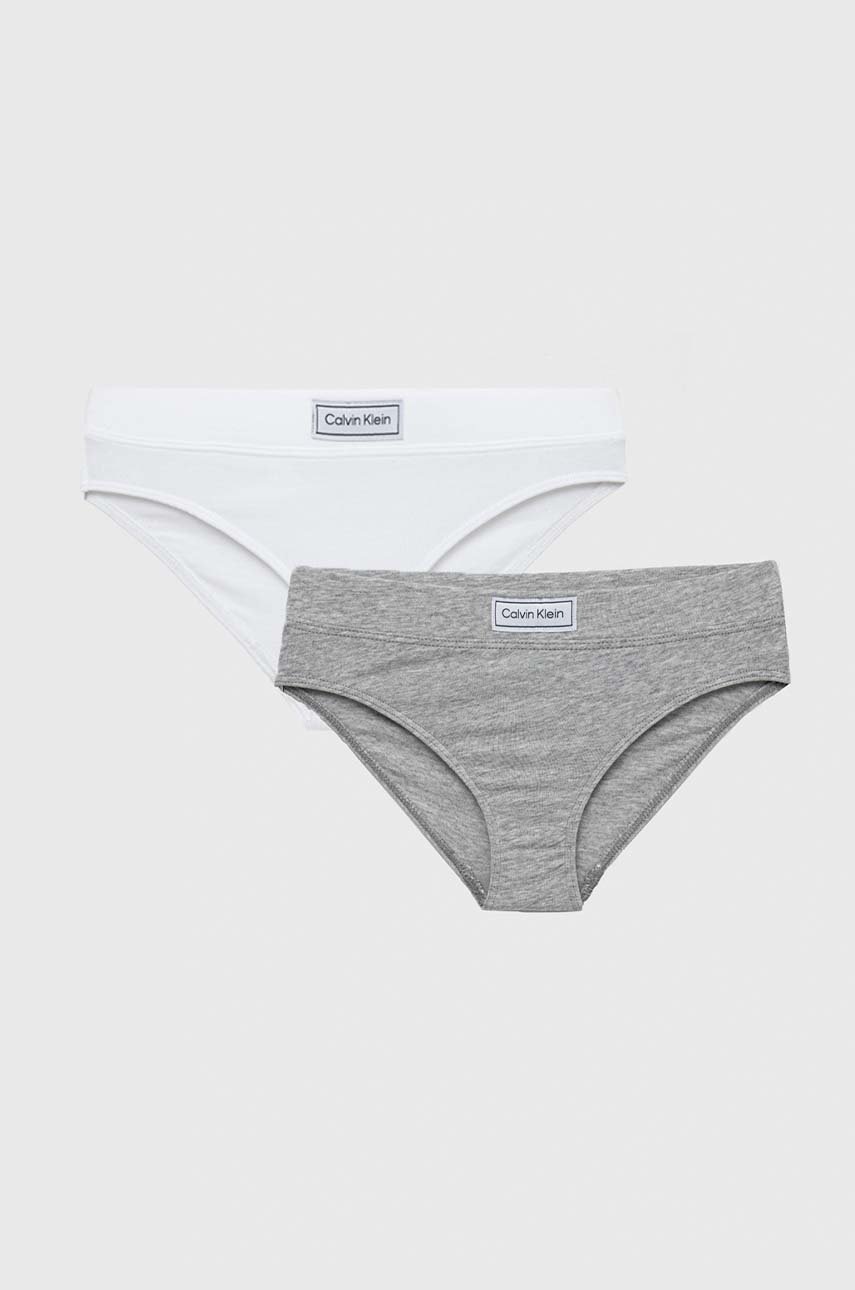 

Детски бикини Calvin Klein Underwear (2 броя) в бяло, Бял