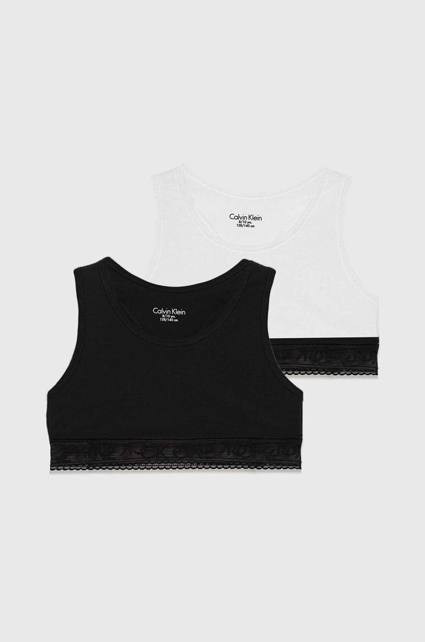 

Детски сутиен Calvin Klein Underwear (2 чифта) в черно, Черен