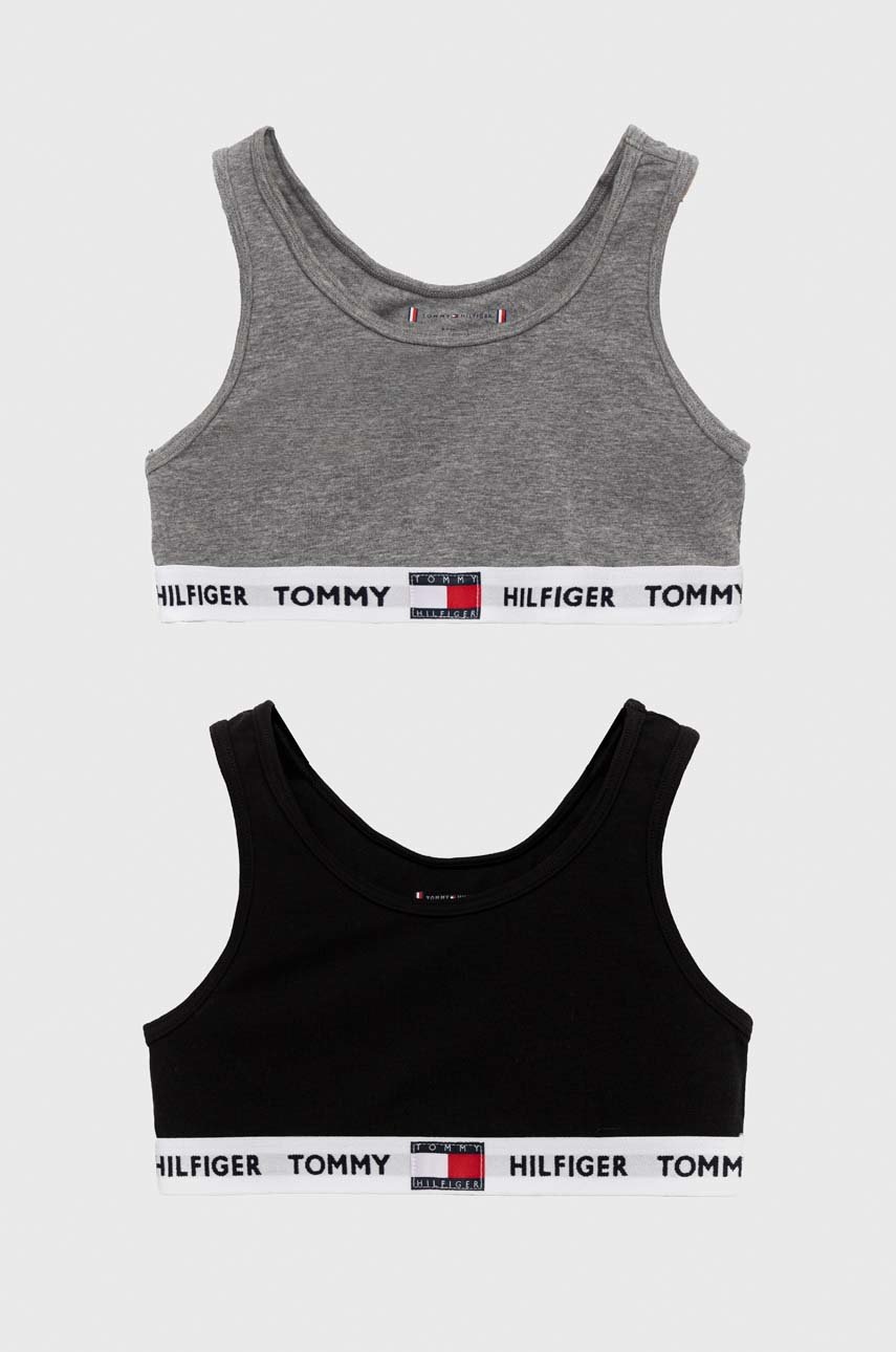 

Детски сутиен Tommy Hilfiger (2 броя) в сиво, Сив