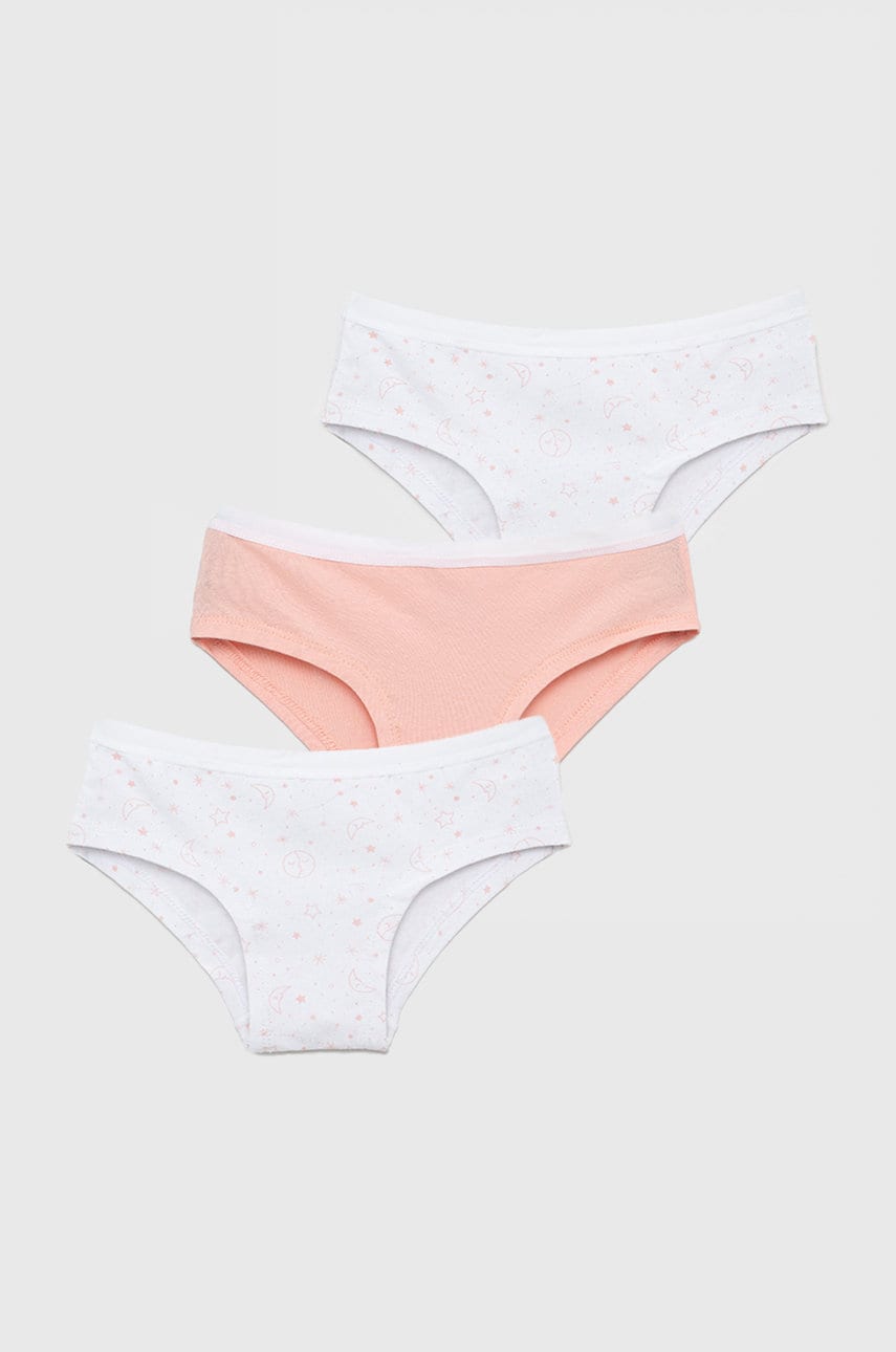 OVS chiloti copii (3-pack) culoarea roz