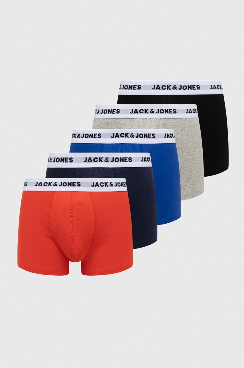 

Боксерки Jack & Jones (5 чифта) в черно, Черен