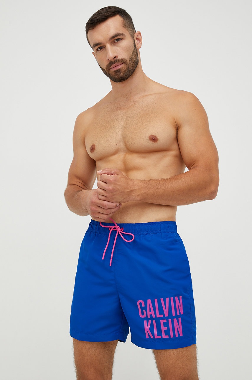 

Плувни шорти Calvin Klein в тъмносиньо, Тъмносин