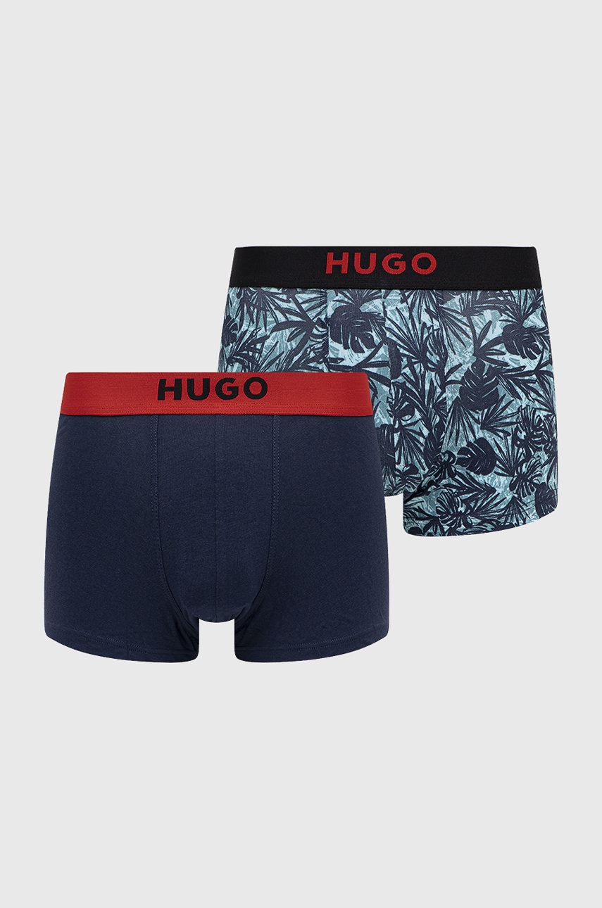 

Боксерки HUGO (2-pack) в тъмносиньо, Тъмносин