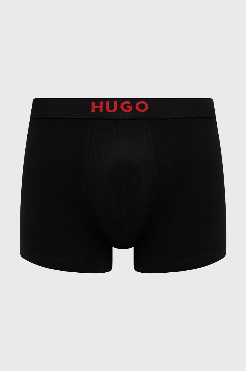 

Боксери HUGO (2-pack) чоловічі колір чорний