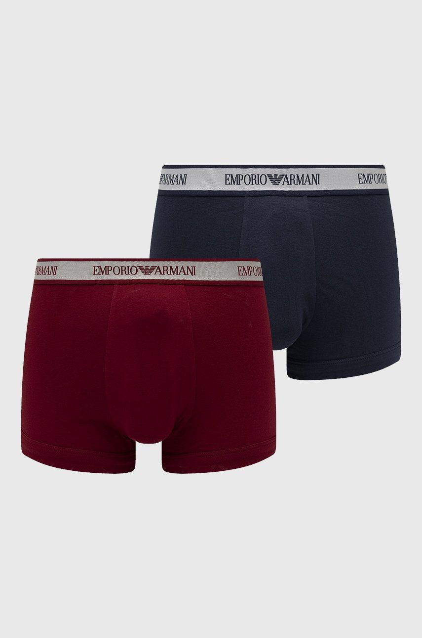 Emporio Armani Underwear boxeri (2-pack) barbati, culoarea albastru marin (2-pack) imagine noua