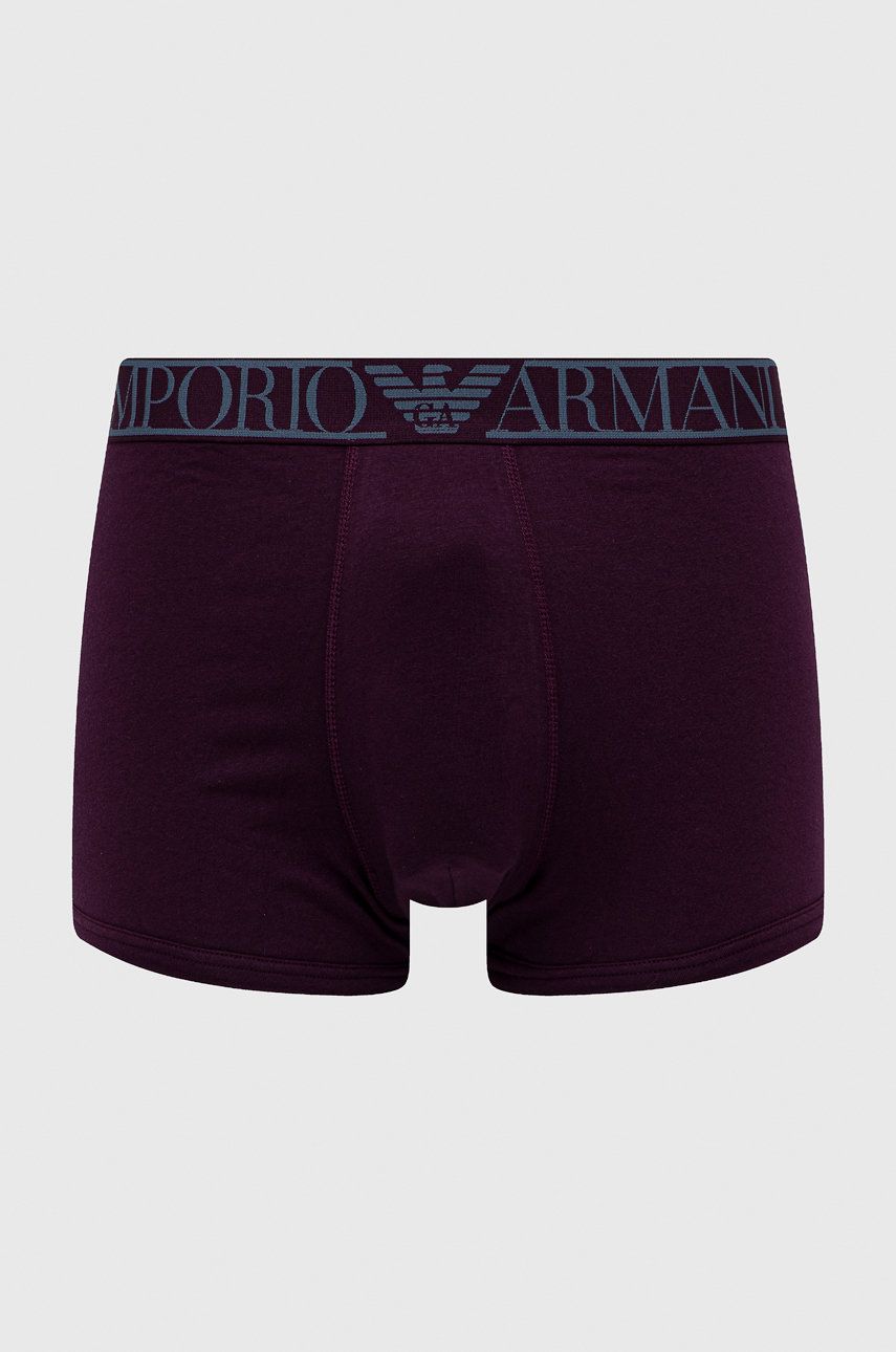 Emporio Armani Underwear boxeri barbati, culoarea violet answear.ro imagine noua